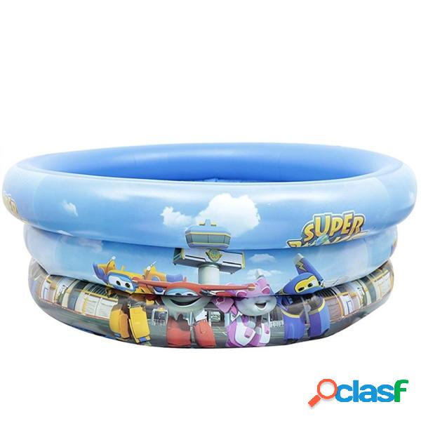 Trade Shop - Piscina Gonfiabile 3 Tubi Con Stampa Super