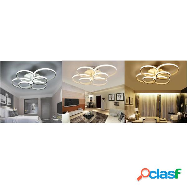 Trade Shop - Plafoniera Led Moderno 6 Anelli Lampadario 51 W