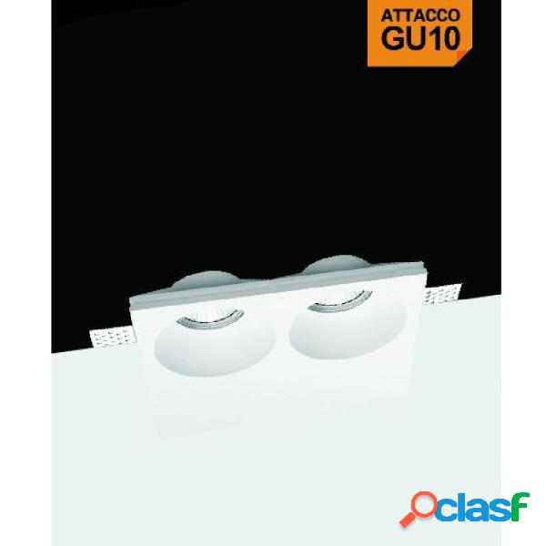 Trade Shop - Portafaretto Gesso Doppio Rotondo Incasso A