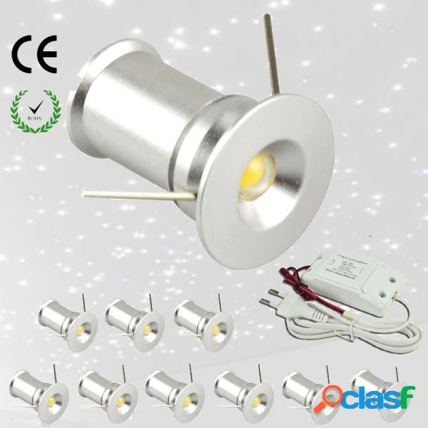 Trade Shop - Punto Luce 9 Led Soffitto Cielo Stellato Bianco