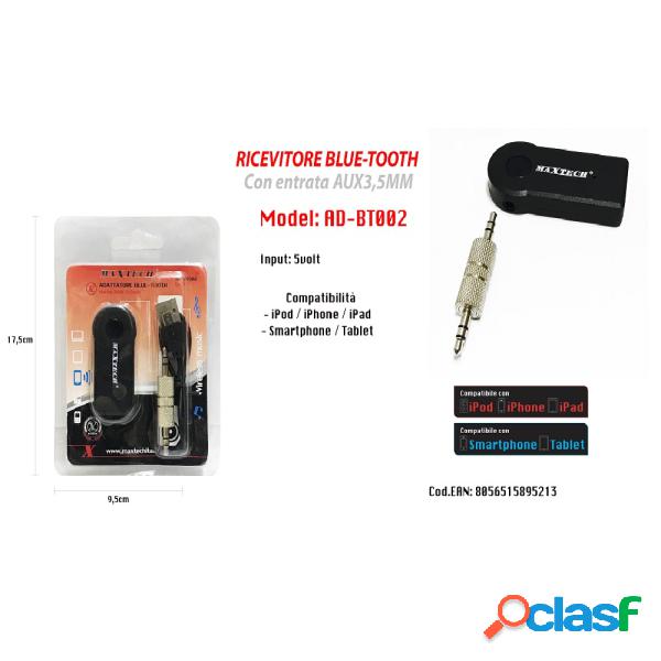 Trade Shop - Ricevitore Adattatore Jack 3.5mm Vivavoce