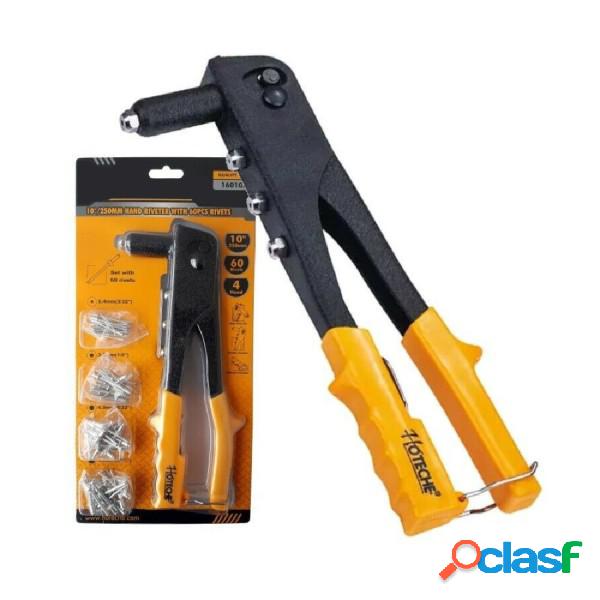 Trade Shop - Rivettatrice Manuale 4 Testine 60 Pz Per
