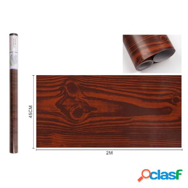 Trade Shop - Rotolo Pellicola Adesiva Effetto Legno 45cm X
