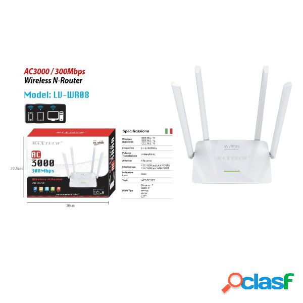 Trade Shop - Router Wifi Ripetitore Di Rete 300mbps