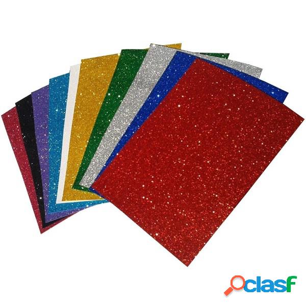 Trade Shop - Set 10 Fogli Foglio Flessibile Colorati Colori