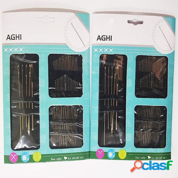 Trade Shop - Set 110pz. Aghi Da Cucito Varie Misure Formati