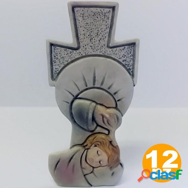 Trade Shop - Set 12 Bomboniere Croce Battesimo Bambina