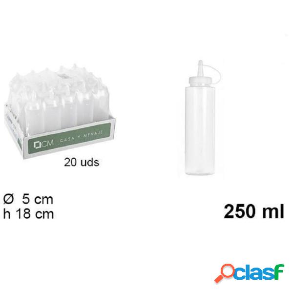 Trade Shop - Set 20pz Bottiglie Dosatore Plastica Beccuccio