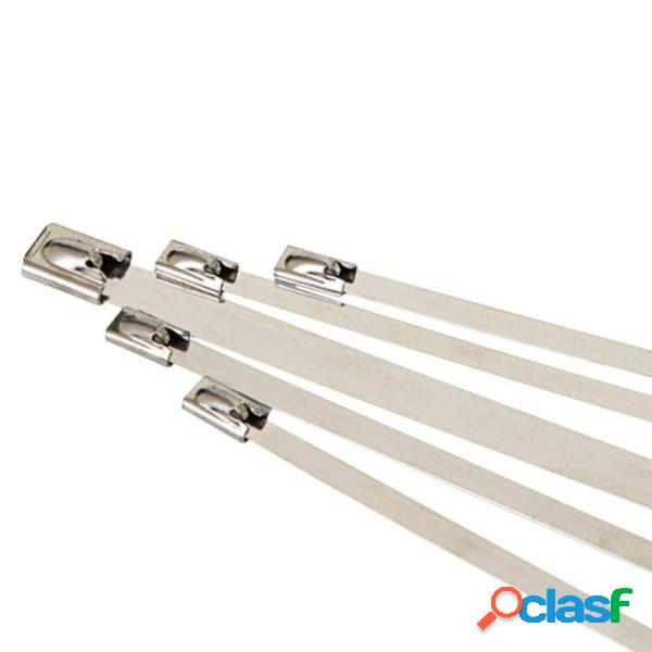 Trade Shop - Set 21pz Fascette Di Metallo Sigillo 4.6x250mm