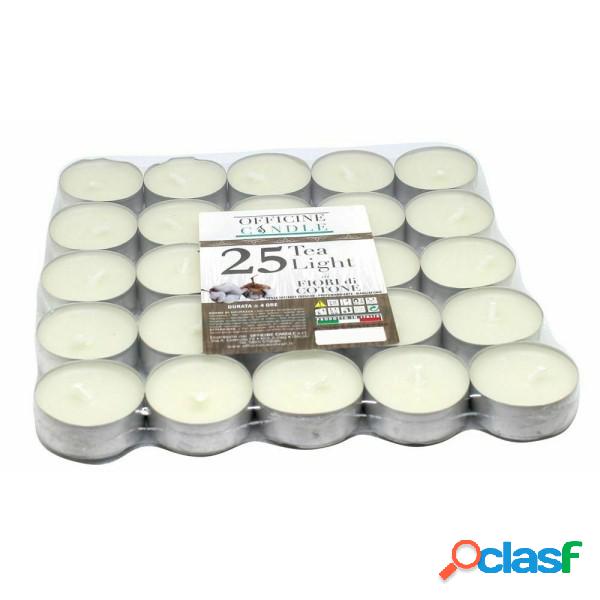 Trade Shop - Set 25 Pz. Candele Bianche Profumate Fragranza