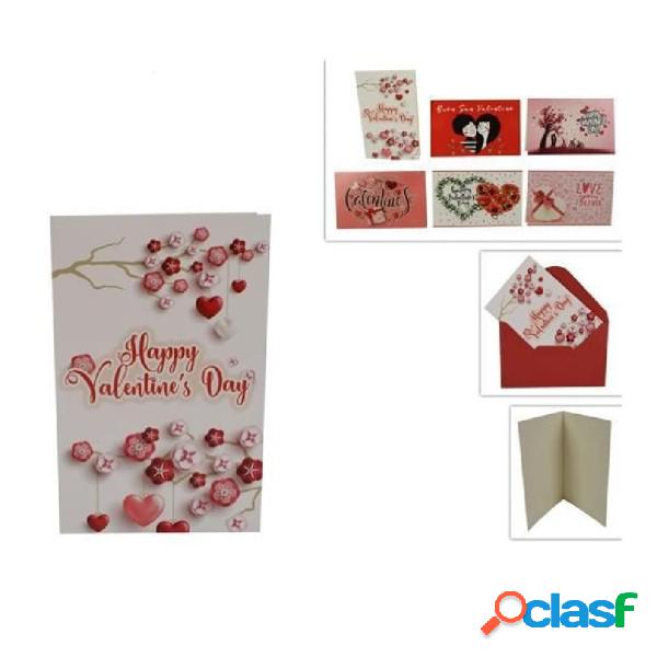 Trade Shop - Set 3 Biglietti Auguri San Valentino
