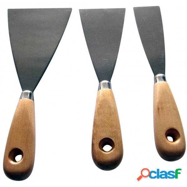 Trade Shop - Set 3pz. Raschietti Stecche Spatole In Ferro