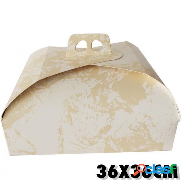 Trade Shop - Set 3pz Scatola Porta Torta Cartone Dolce