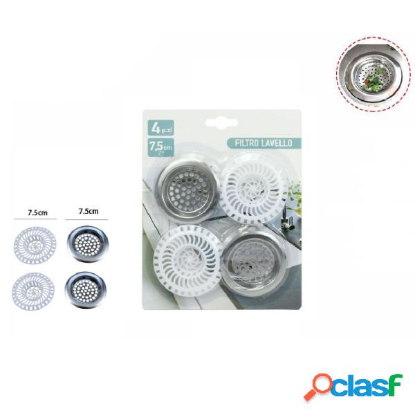 Trade Shop - Set 4 Filtri Lavello Cucina Bagno Doccia