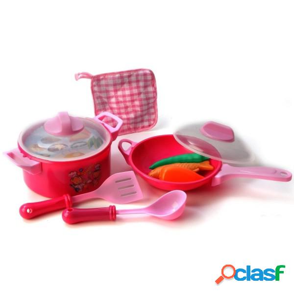 Trade Shop - Set Accessori Cucina Con Pentole Padelle E