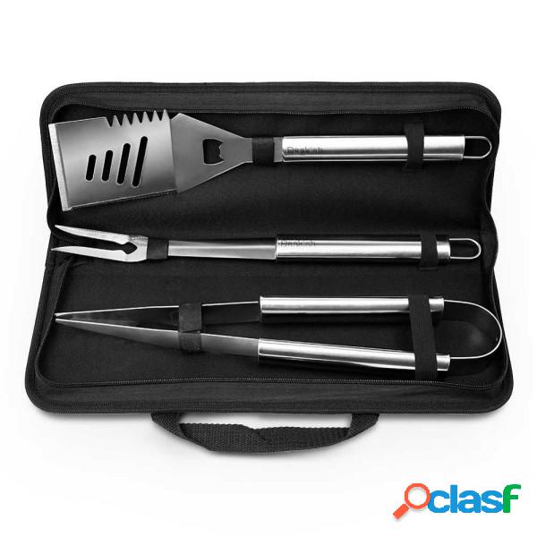 Trade Shop - Set Accessori Utensili Barbecue Bbq Con
