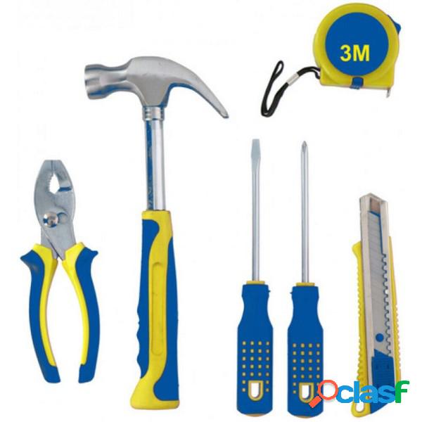 Trade Shop - Set Attrezzi Da Lavoro 6pz Kit Utensili Fai Da