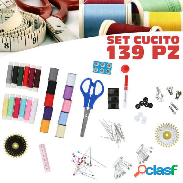 Trade Shop - Set Per Cucito 139pz Accessori Sartoria Set Da
