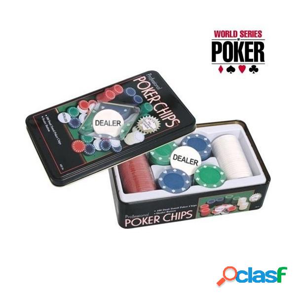 Trade Shop - Set Poker Chips Professioale 100 Fishes Fiches