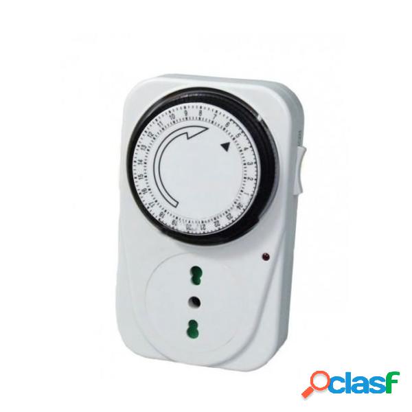 Trade Shop - Spina Presa Timer 24 Ore Con Orologio