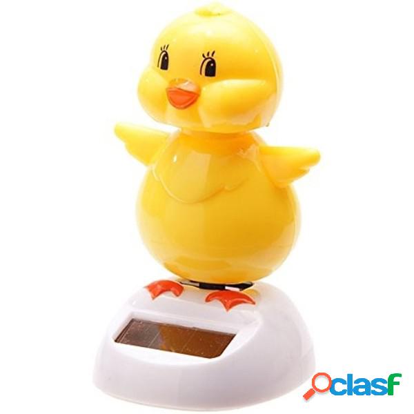 Trade Shop - Statuetta Oscillante Ad Energia Solare Pulcino
