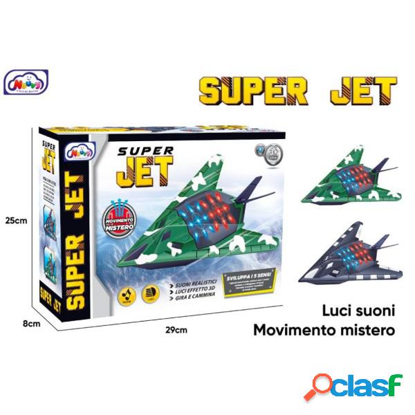 Trade Shop - Super Jet Con Movimento Mistero Luci Effetti 3d