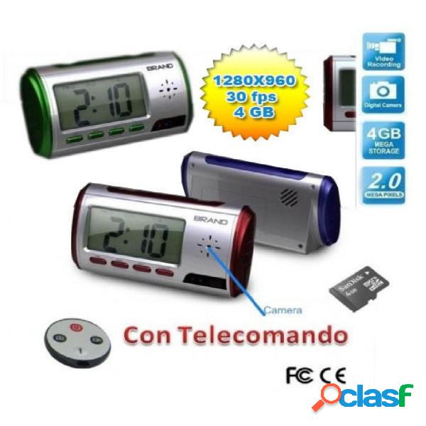 Trade Shop - Sveglia Orologio Spia Microspia Cimice Spy Cam