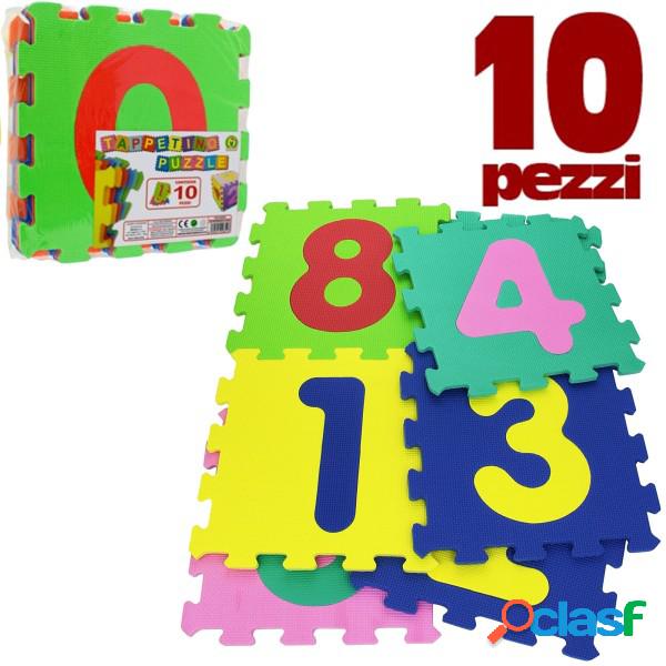 Trade Shop - Tappeto Puzzle Bambini Morbido Pavimento 10