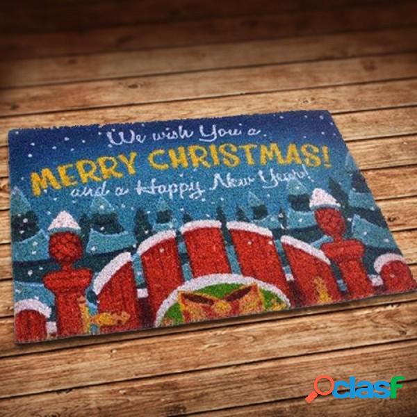 Trade Shop - Tappeto Zerbino Natale Decorazione Con Cancello