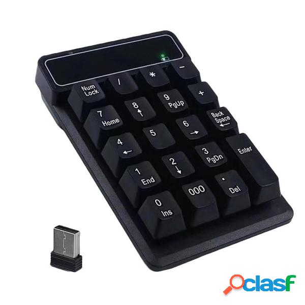Trade Shop - Tastierino Numerico Wireless 19 Tasti Con