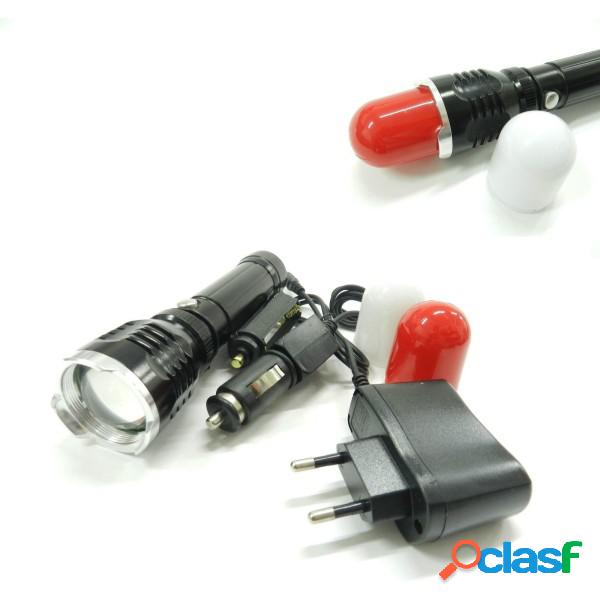 Trade Shop - Torcia Led A Luce Bianca 800 Lmn Con