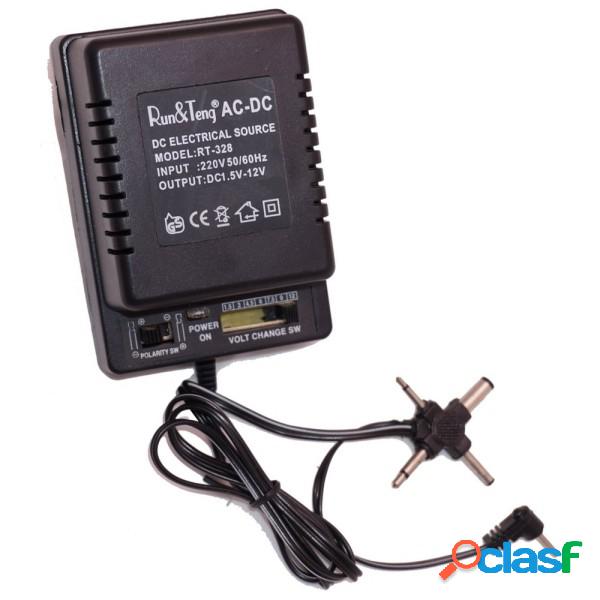 Trade Shop - Trasformatore Alimentatore Universale Da 1.5v A