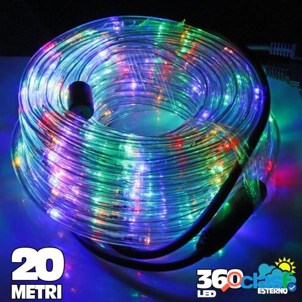 Trade Shop - Tubo Luminoso A Led 360 Luci Multicolor 20