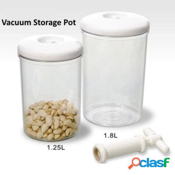Trade Shop - Vacuum Storage Pot Set 2 Contenitori Cibo Salva