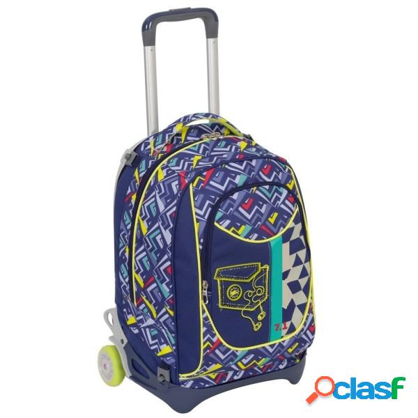 Trade Shop - Zaino Scuola Ragazzi Trolley 3in1 New Jack