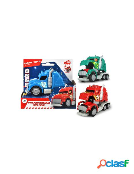 Transforming dragon, 3-asst.pullback, sound, blinking light,