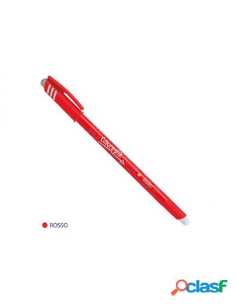 Tratto - penna tratto cancellik rosso 12 pezzi fila