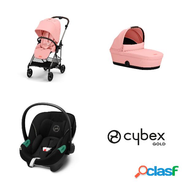 Trio Cybex Gold New Melio Tpe - Aton S2 - Hibiscus Red
