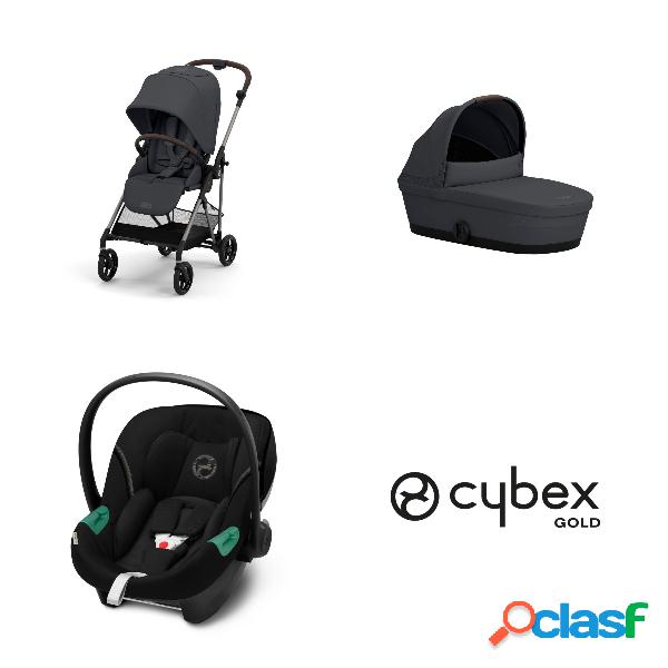 Trio Cybex Gold New Melio Tpe - Aton S2 - Monument Grey