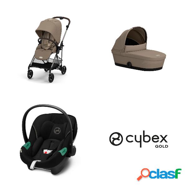 Trio Cybex Gold New Melio Tpe - Aton S2 - Seashell Beige