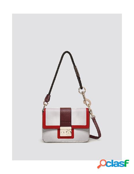 Trussardi - trussardi borsa a tracolla grigio chiaro e