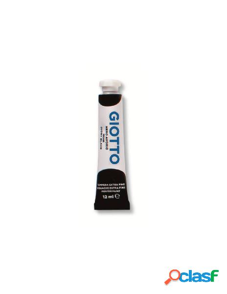 Tubo tempera giotto 12ml nero