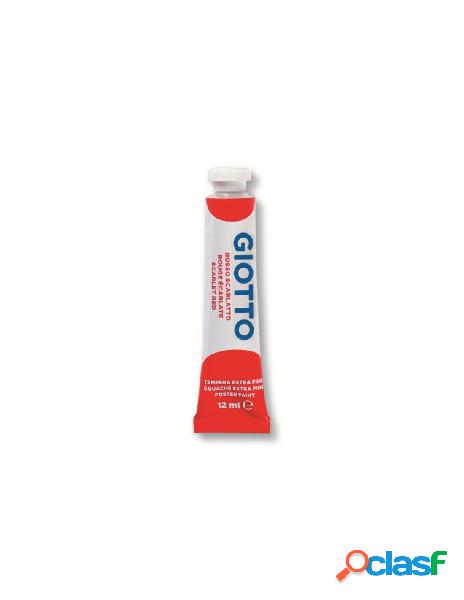 Tubo tempera giotto 12ml rosso scarlatto