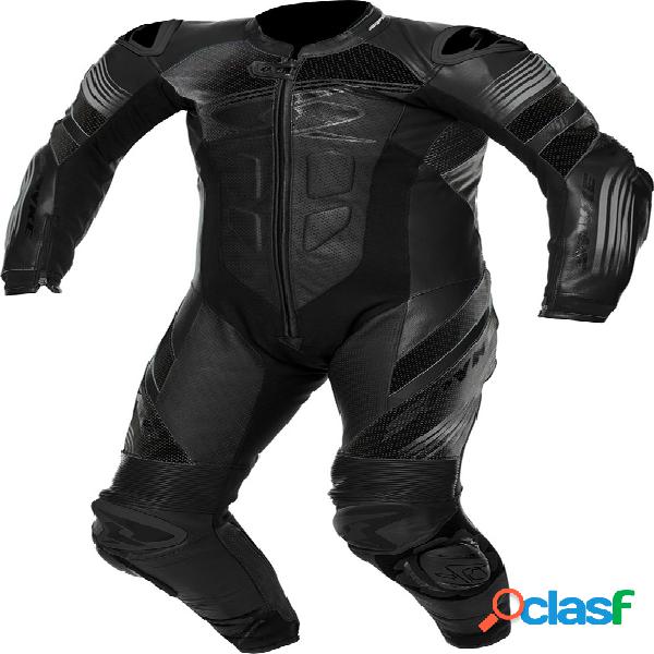 Tuta moto pelle intera Spyke ESTORIL RACE ZERO Nero