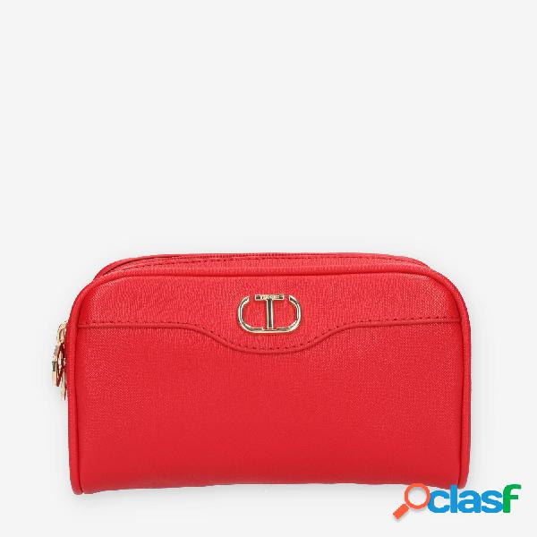Twinset Milano Beauty rosso a 2 scomparti