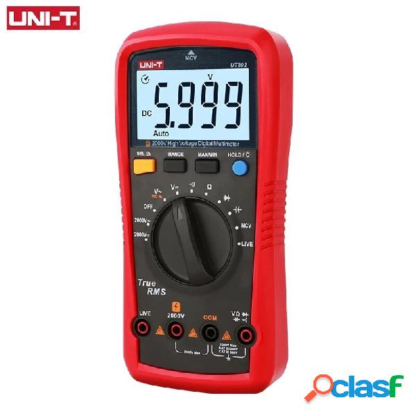 UNI-T Digital Multimetri UT892 2000V AC DC Voltmetro True