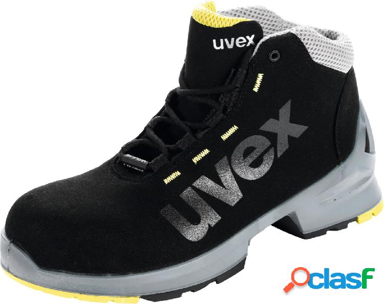 UVEX - Calzatura alta con lacci nera/gialla uvex 1, S2
