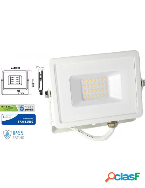 V-tac - faro led flood light 10w ip65 bianco caldo super