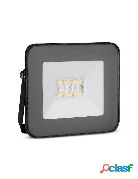 V-tac - faro led flood light carcassa nera 20w rgb cct