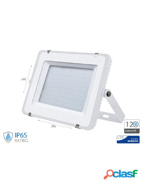 V-tac - faro led flood slim alta luminosita 120lm/w 100w